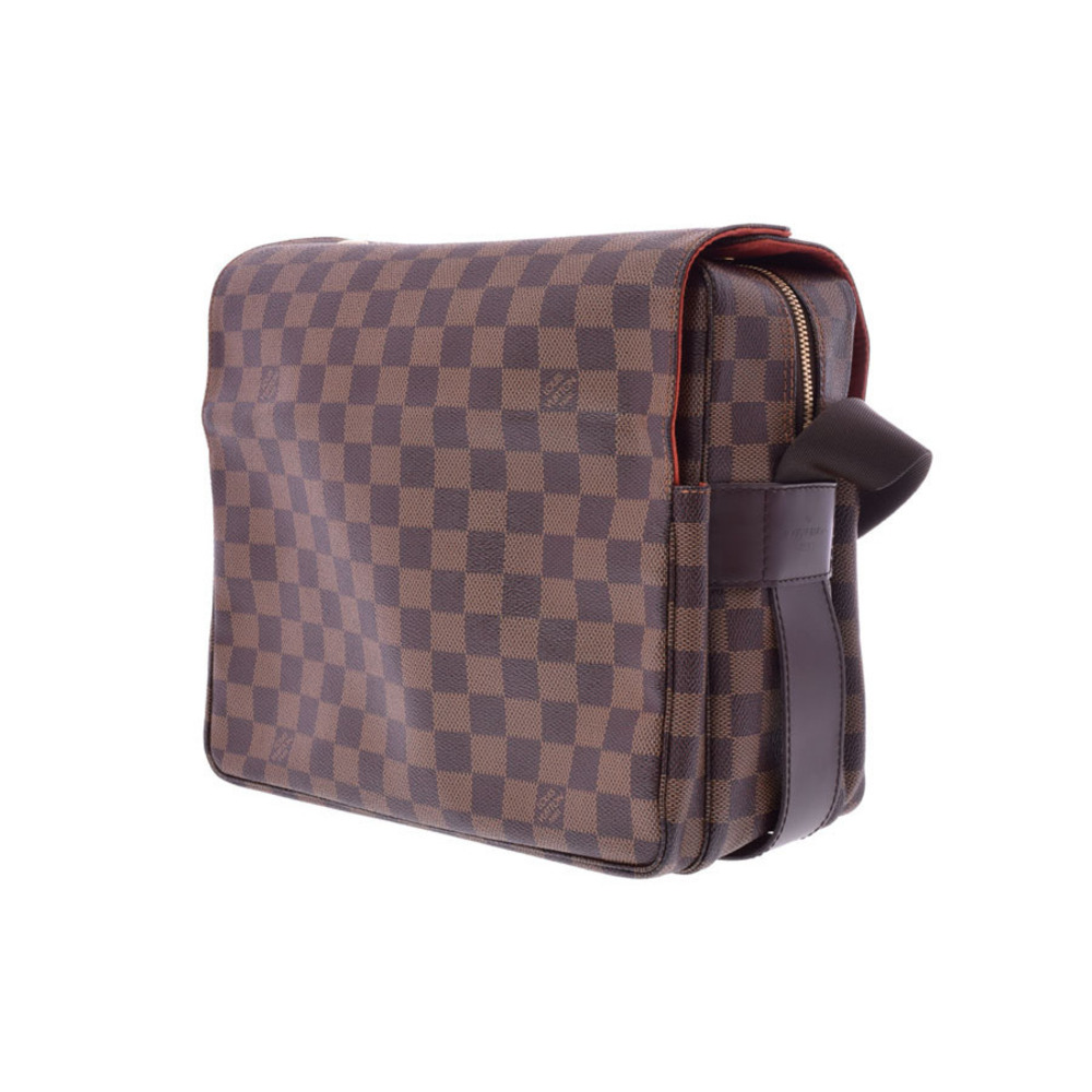 Louis Vuitton Crossbody Leather Naviglio Damier Ebene Shoulder Brown Bag